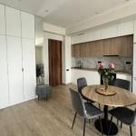 In the center, in a newly built building, a 2-room apartment is for sale