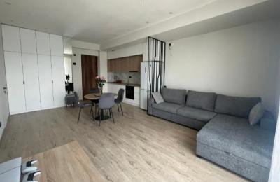 In the center, in a newly built building, a 2-room apartment is for sale